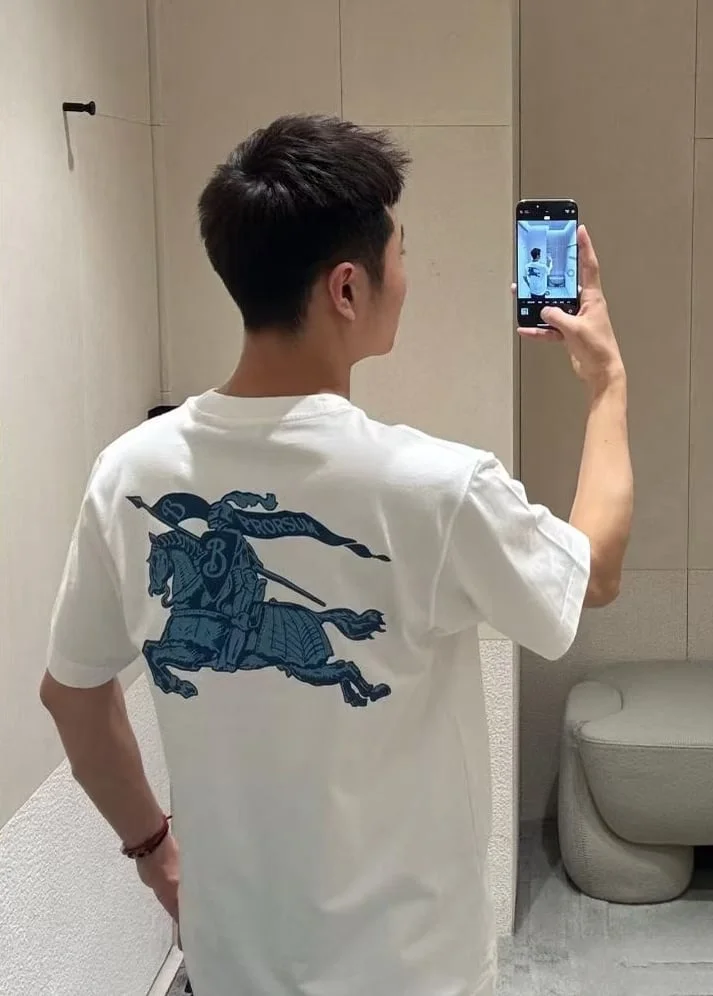 버버리 헤리티지 로고 코튼 티셔츠 (2color)