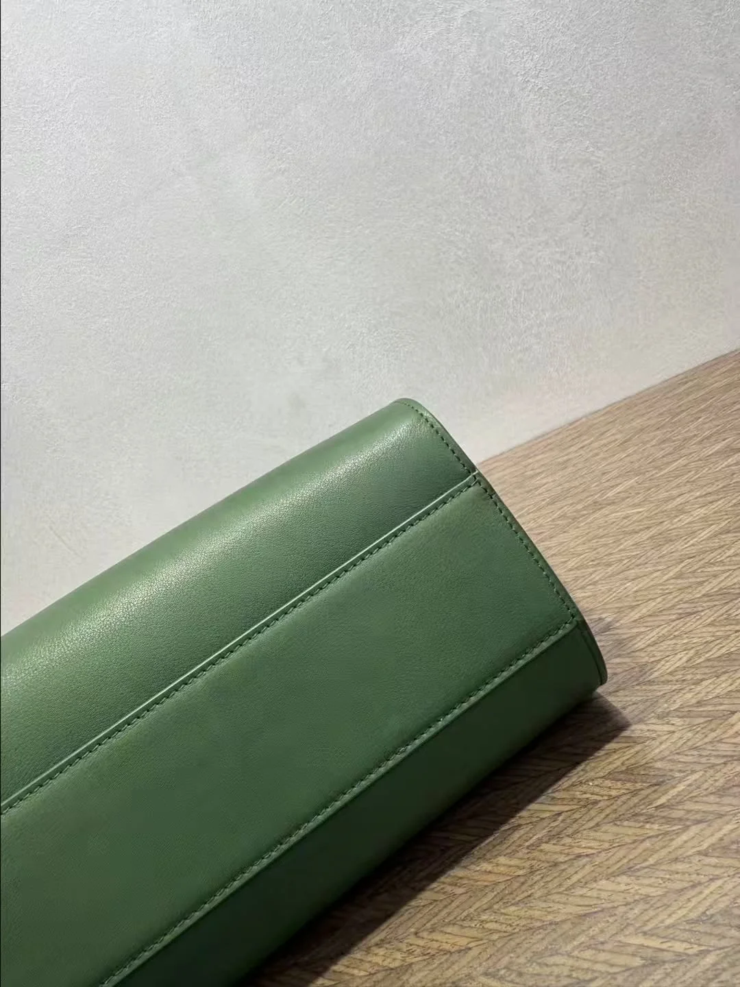 더 로우 말로 토트백 그린 미디움