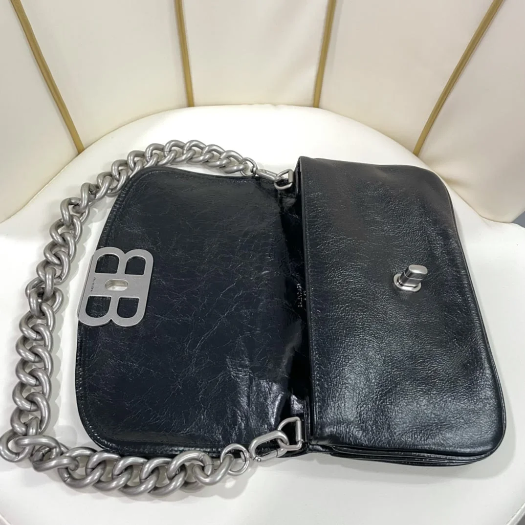 발렌시아가 BB 소프트 스몰 플랩 백
