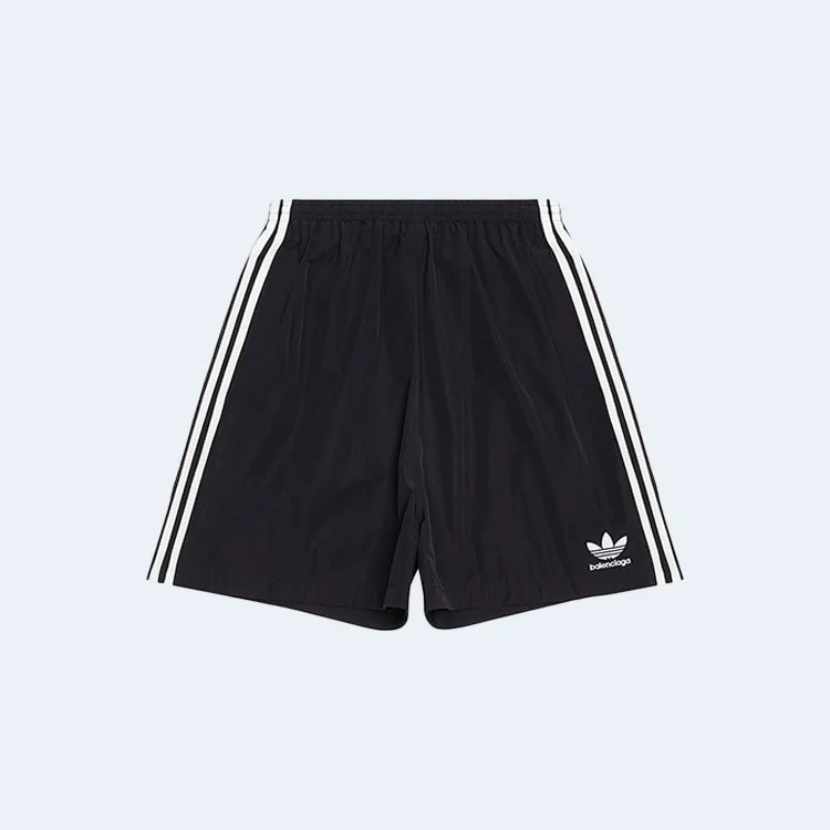 발렌시아가 x 아디다스 라지 쇼츠 블랙
