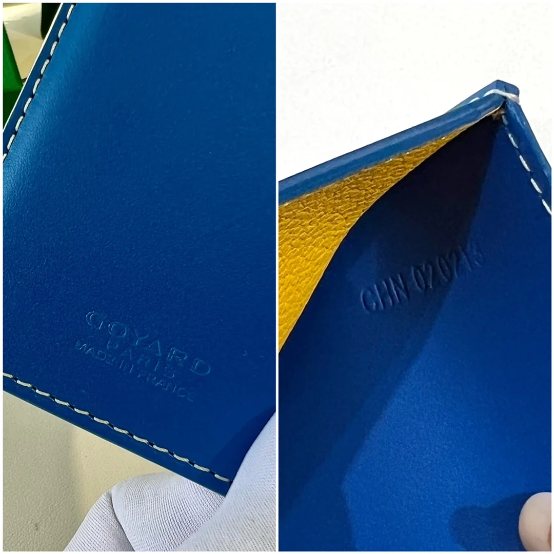 고야드 생피에르 카드 홀더 블루