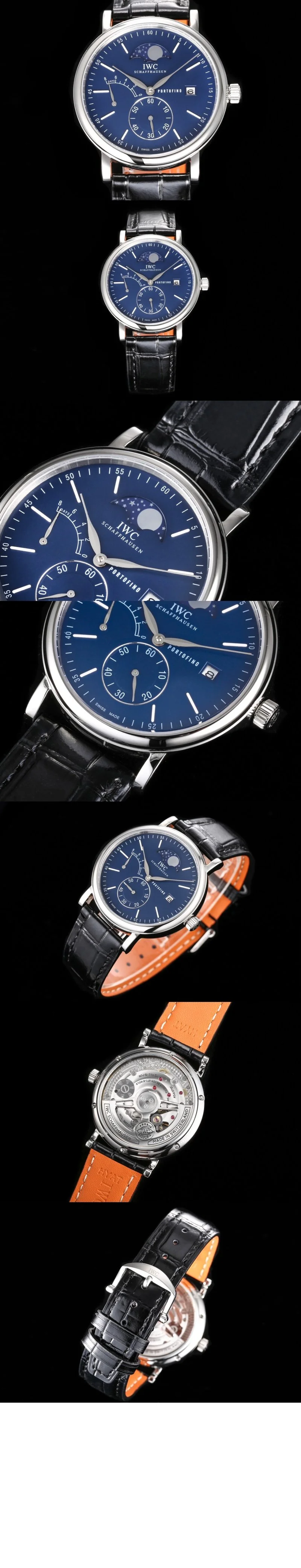 IWC 포르토피노 핸드 와인드 문 페이즈 150주년 에디션 상세 이미지 6