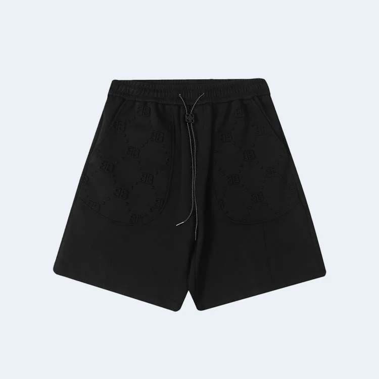 발렌시아가 파리스 드레이프 쇼츠 블랙