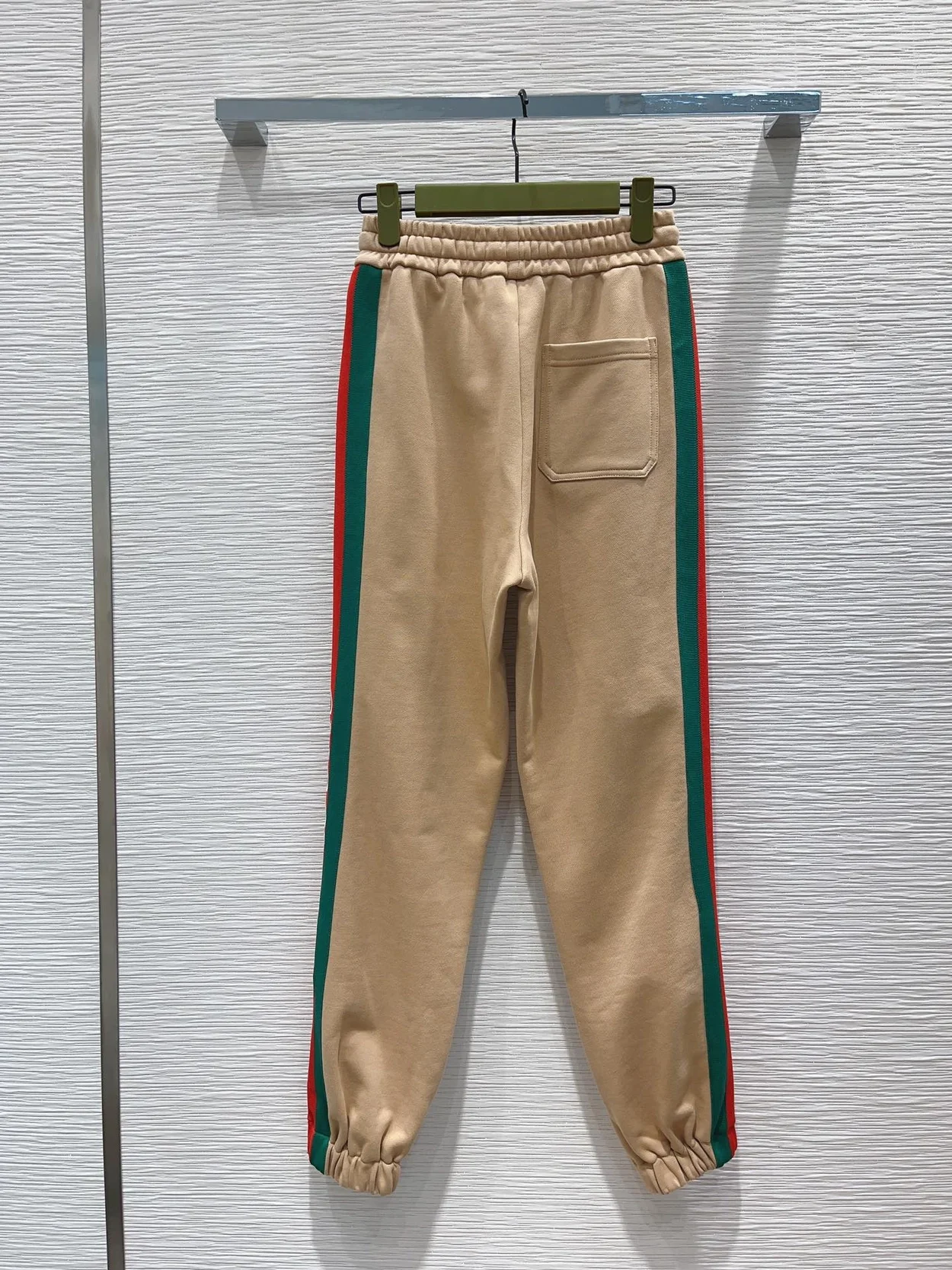 구찌 웹 코튼 저지 트레이닝 팬츠