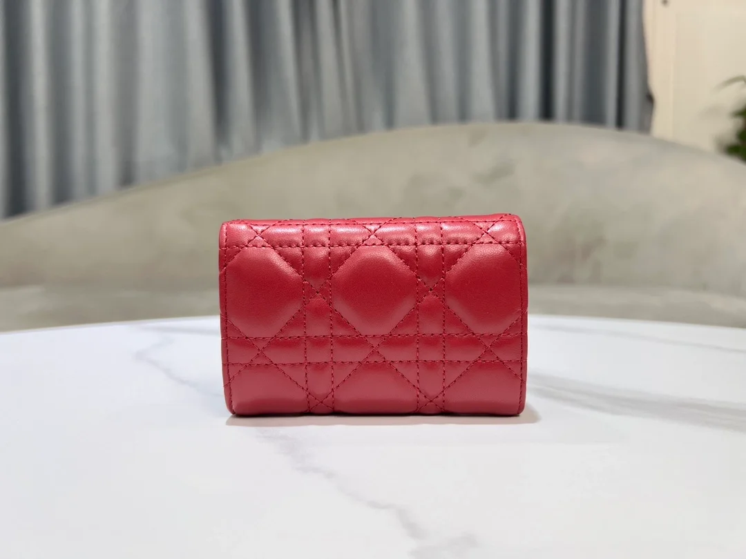 디올 My Dior Glycine 지갑 푸시아 까나쥬