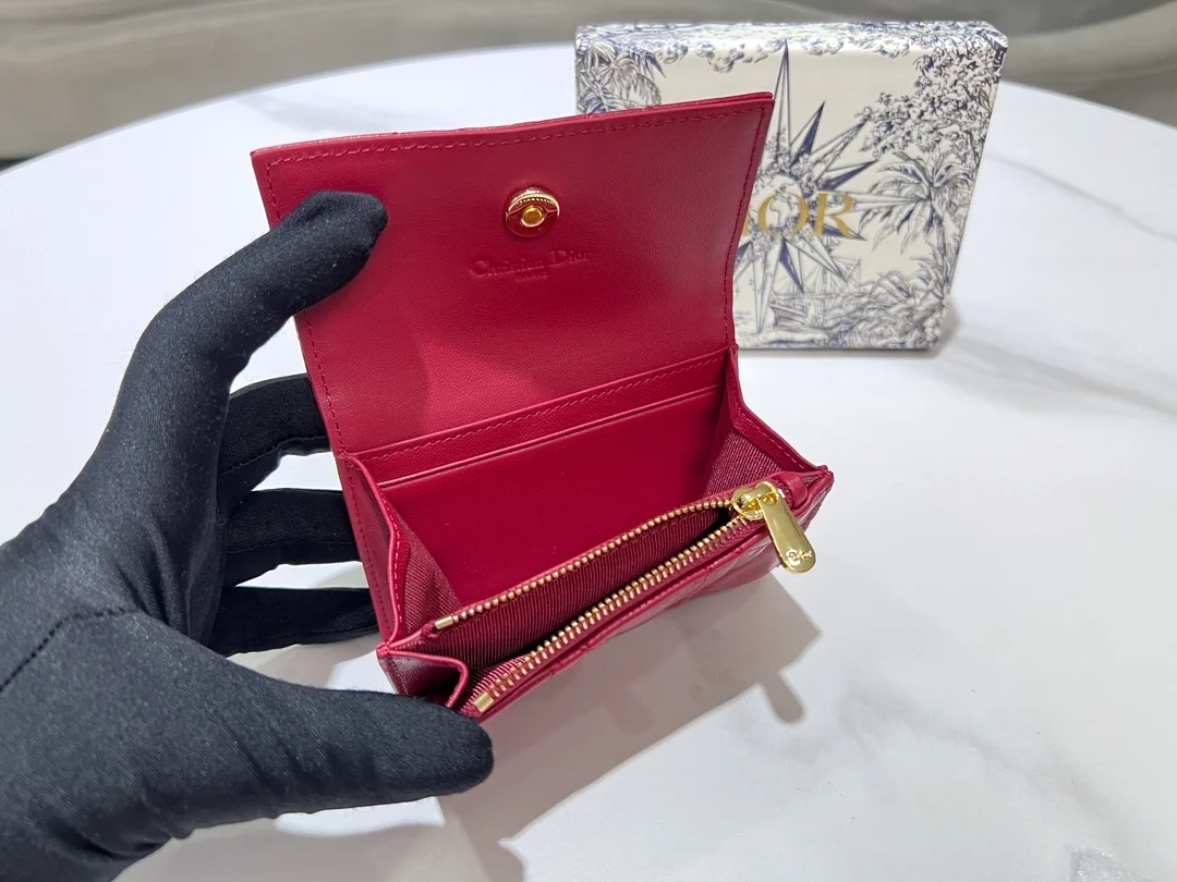 디올 My Dior Glycine 지갑 푸시아 까나쥬