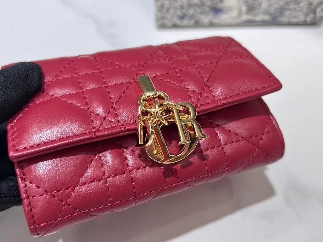 디올 My Dior Glycine 지갑 푸시아 까나쥬