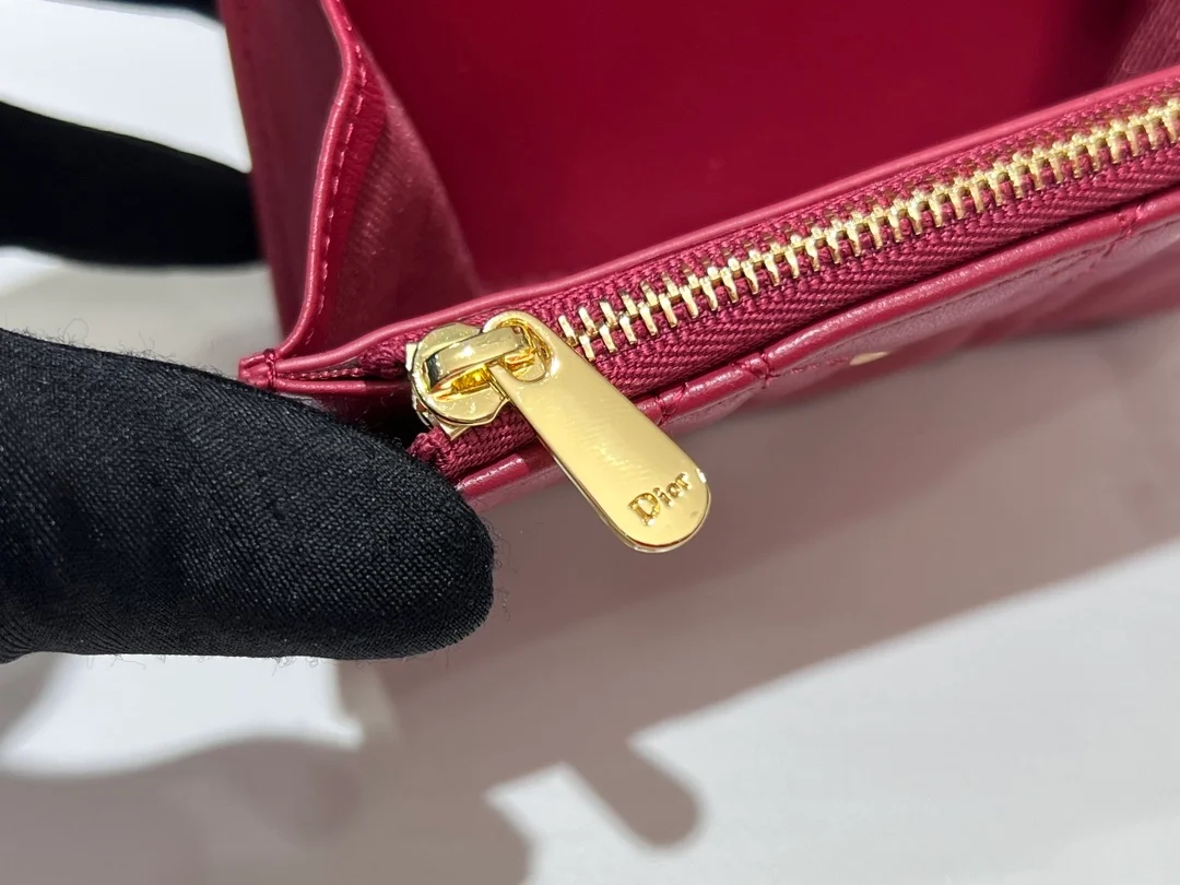 디올 My Dior Glycine 지갑 푸시아 까나쥬