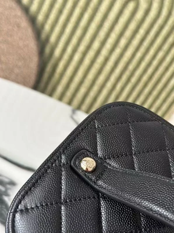 샤넬 캐비어 블랙 베니티 파우치 코스메틱백 AP2573