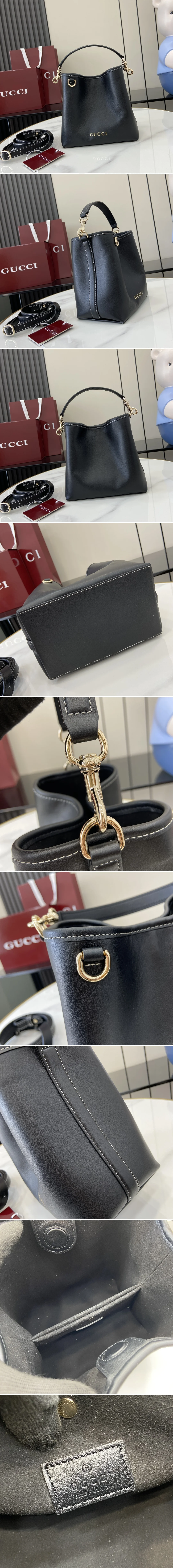 구찌 GUCCI 엠블럼 버킷백 상세 이미지 2