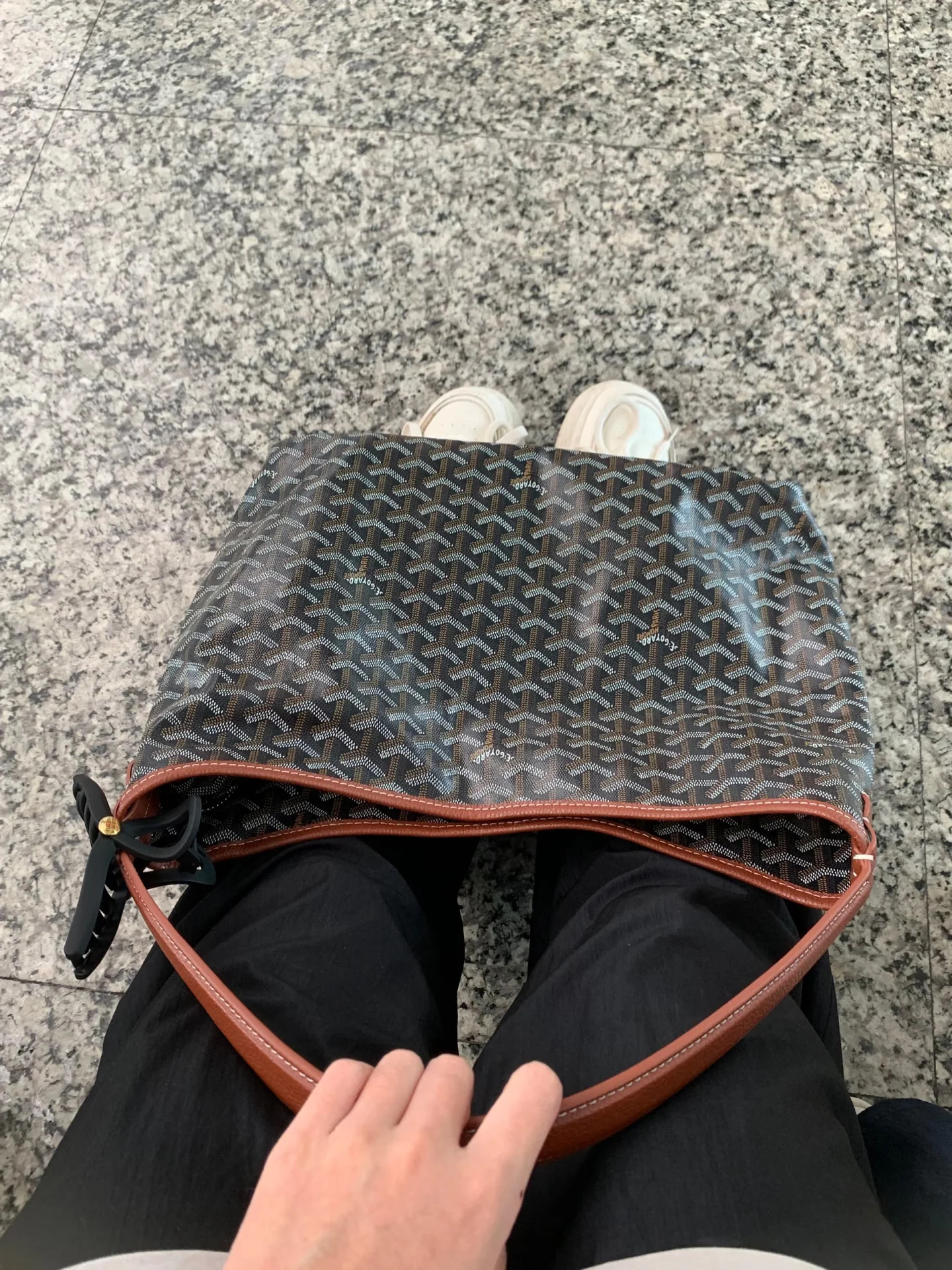 고야드 보헴 호보 백 탄 상세 이미지 7