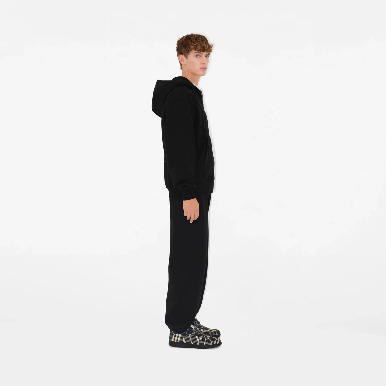 버버리 EKD 코튼 지퍼 후디