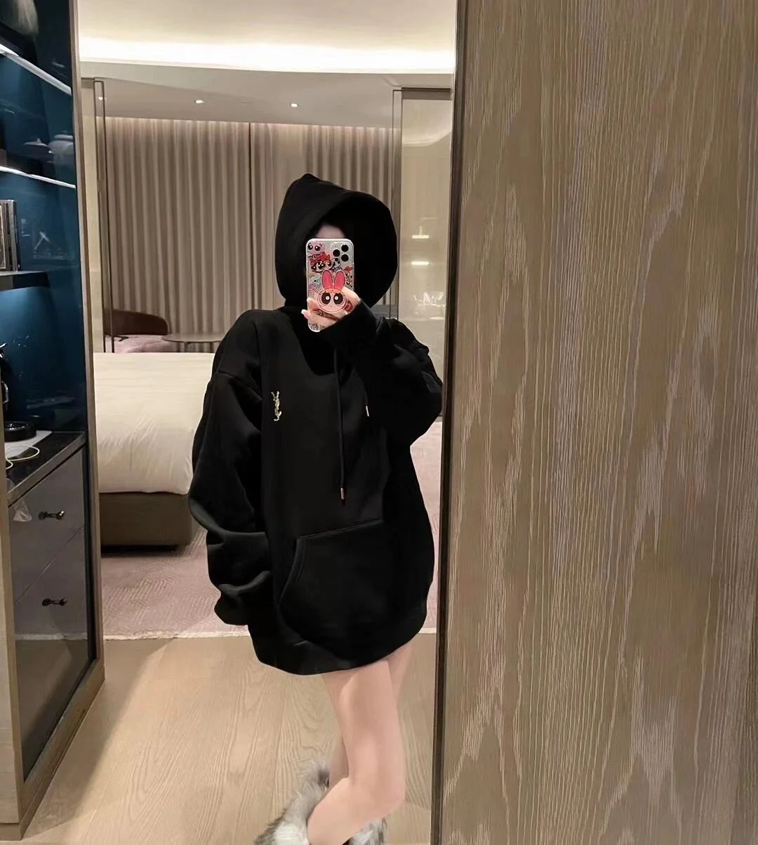 생로랑 후드 스웨트셔츠