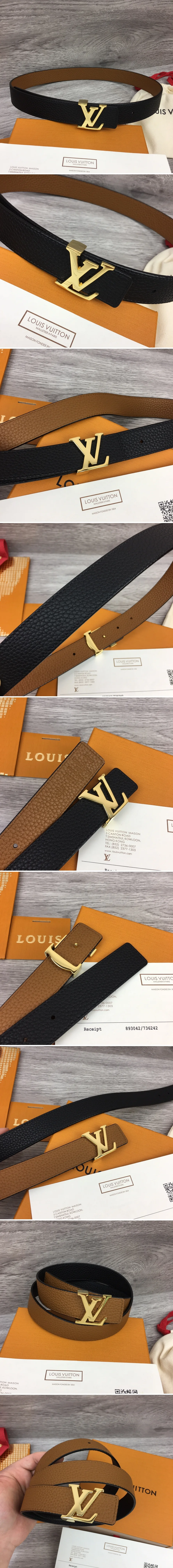 루이비통 LV 버클 양면 벨트 상세 이미지 2