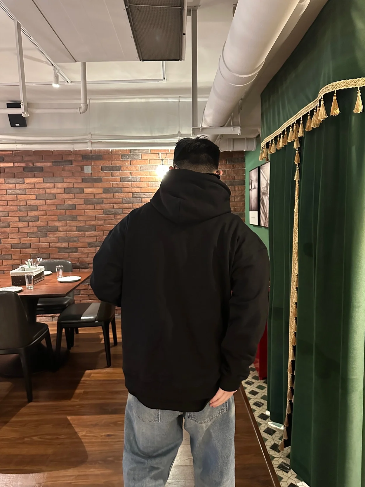 로에베 릴랙스 핏 코튼 후디