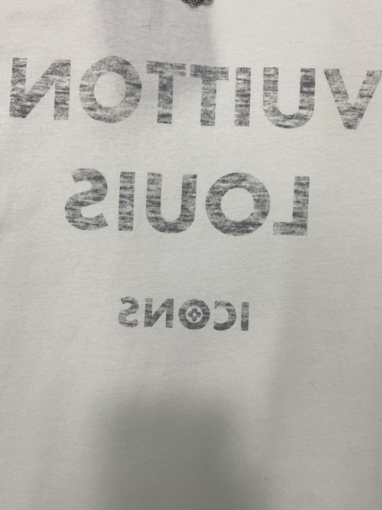 루이비통 프린트 티셔츠 화이트