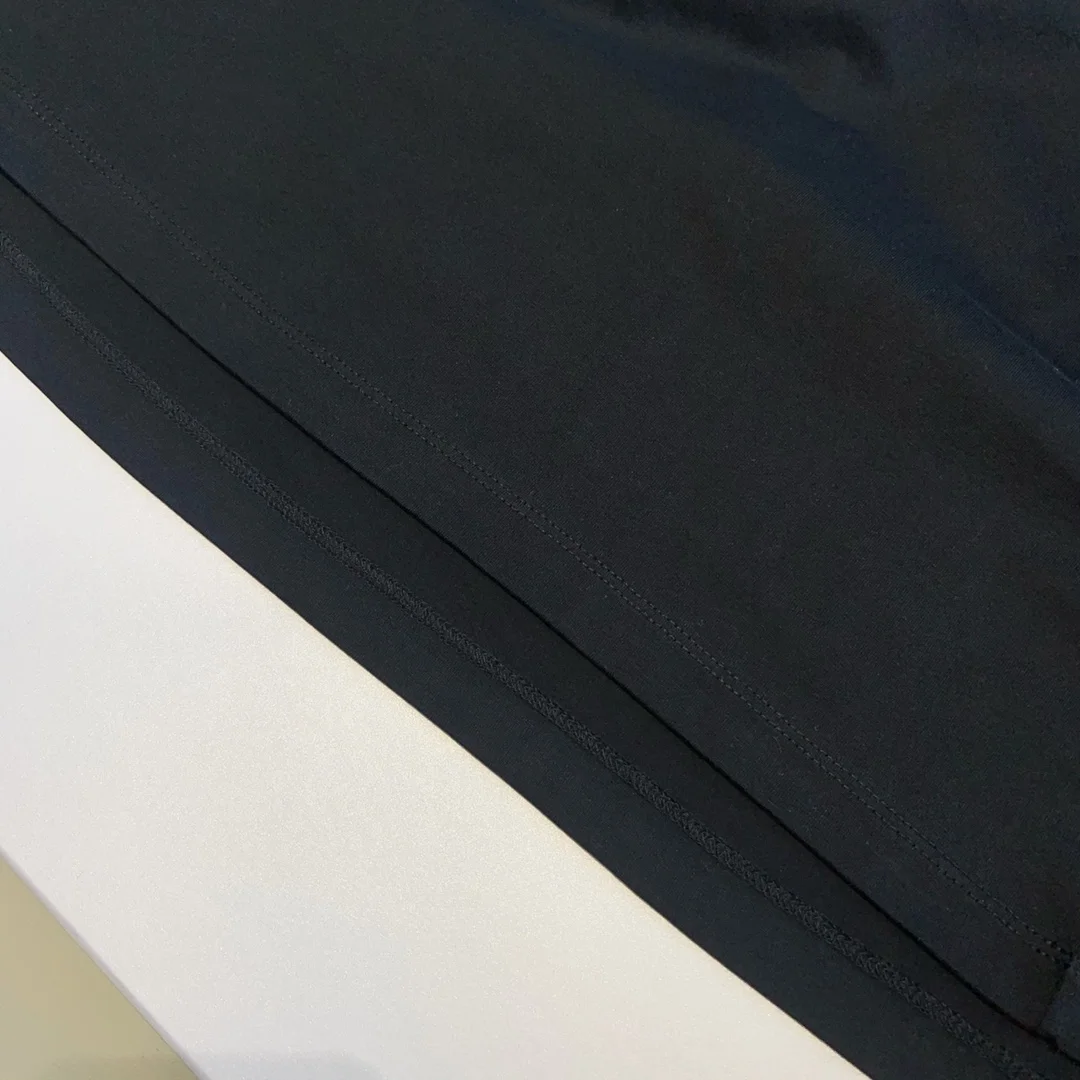 셀린느 파리 저지 루즈 티셔츠 블랙