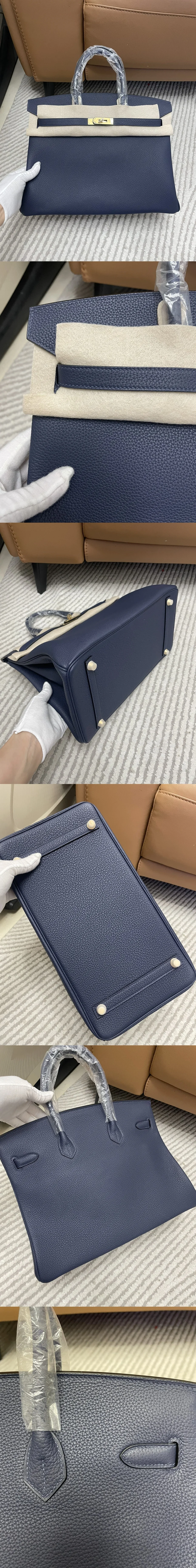 에르메스 버킨 35 Bleu Marine Togo 백 상세 이미지 2