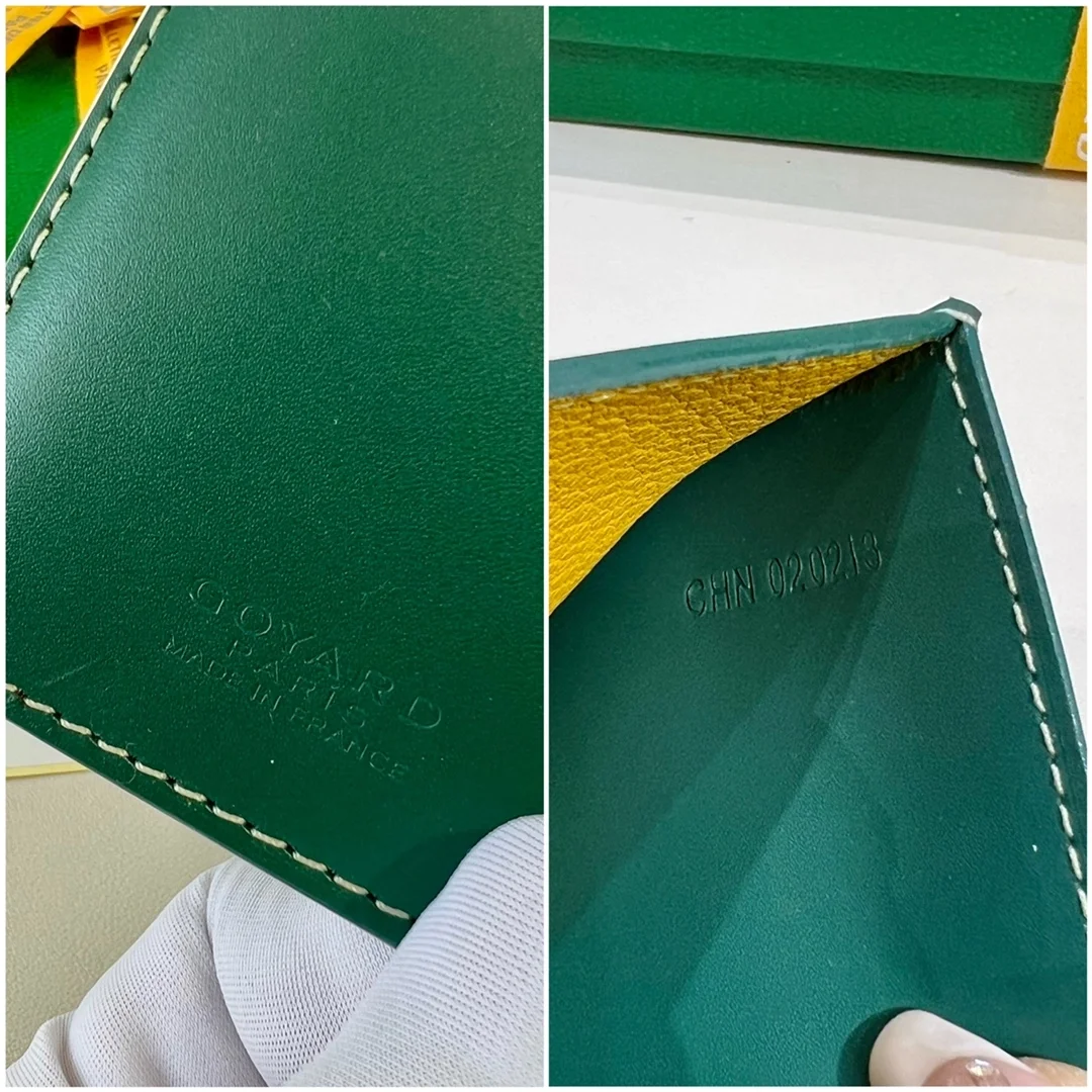 고야드 생피에르 카드 홀더 그린