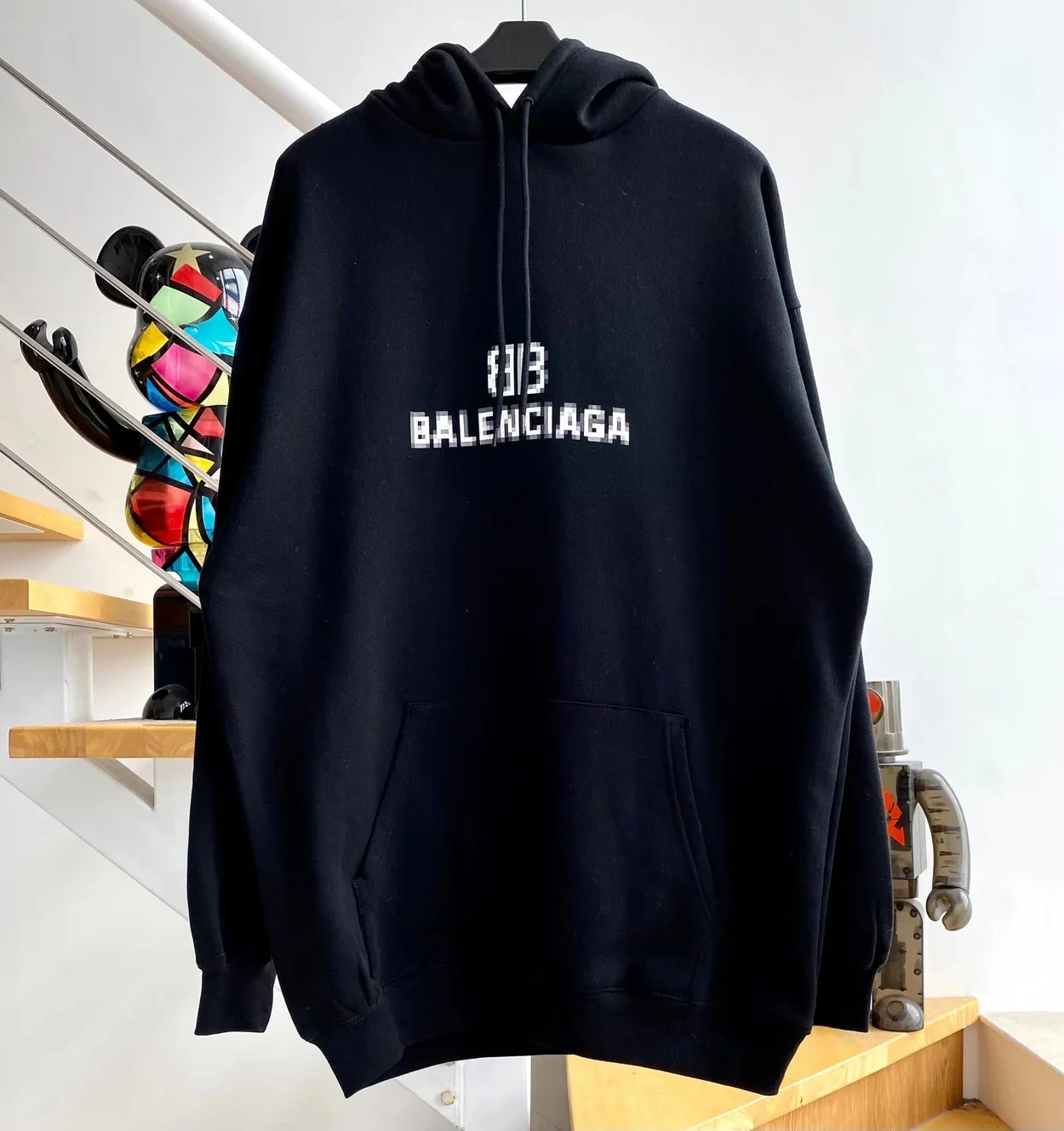 발렌시아가 BB 픽셀 미디엄 핏 후디