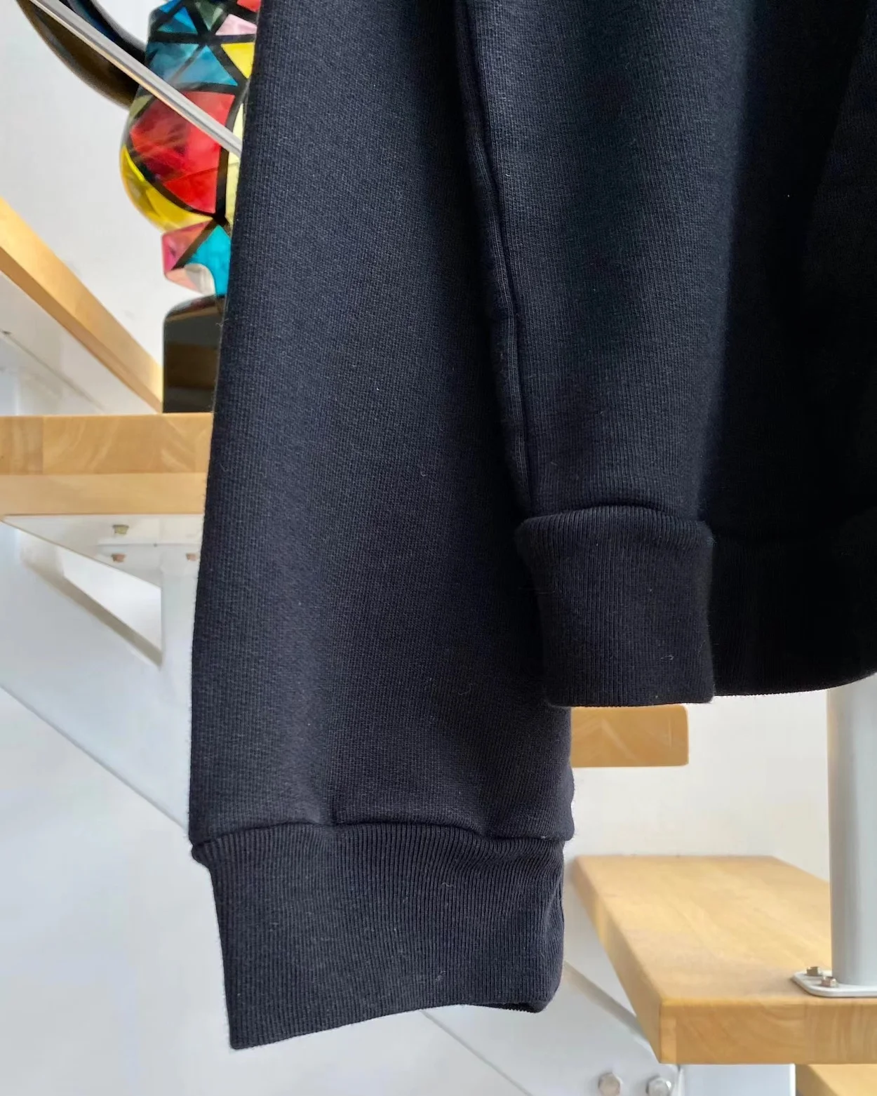 발렌시아가 리테일 테라피 로고 코튼 후디