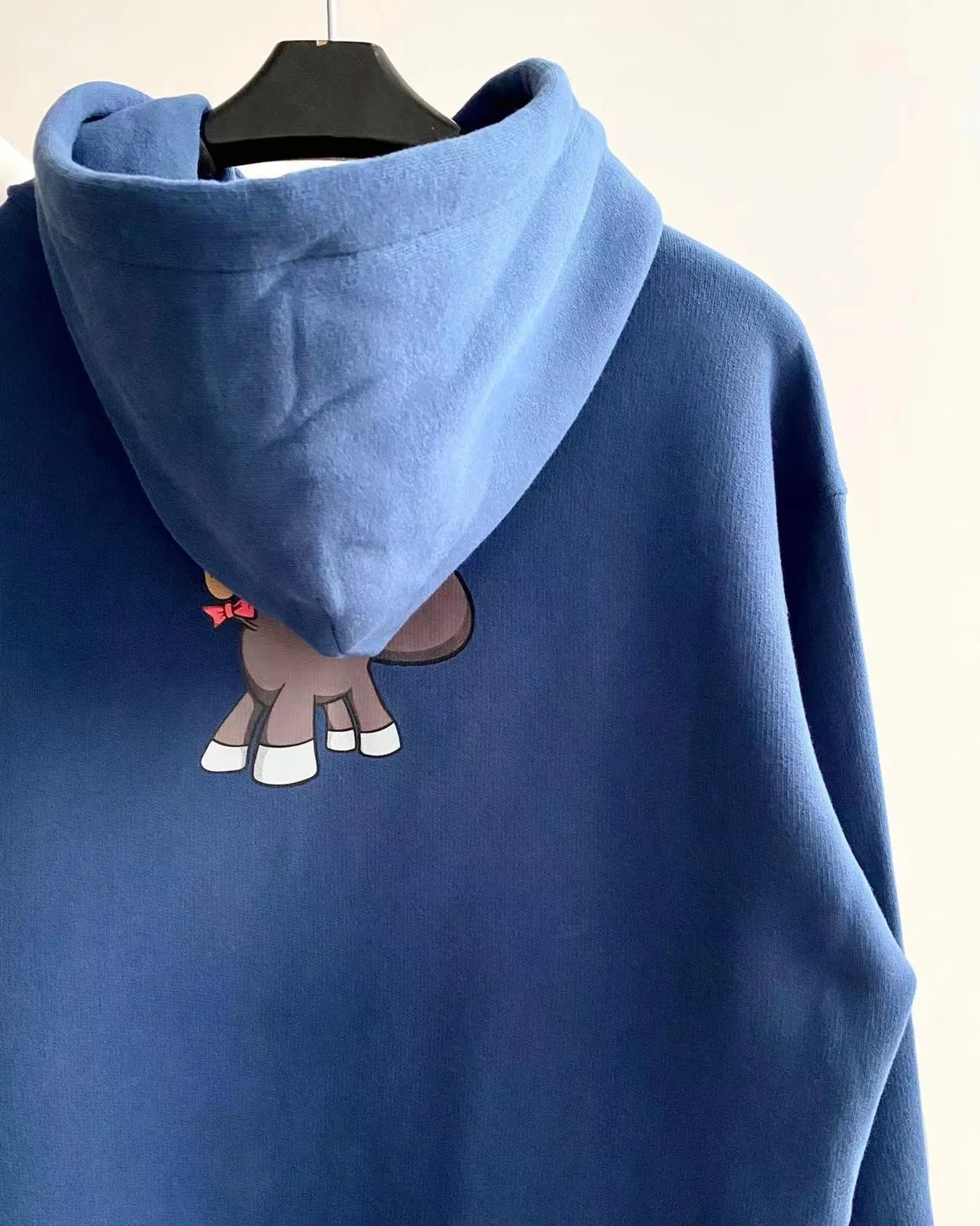 발렌시아가 무스 후디 블루