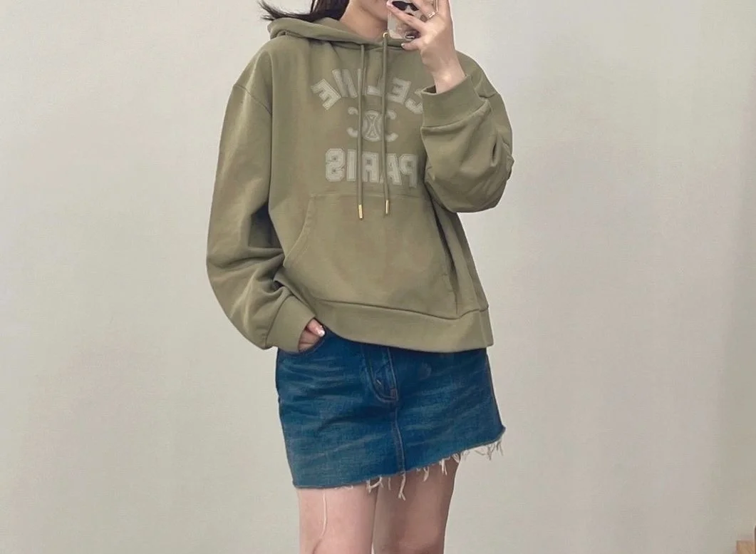셀린느 코튼 폴리스 후디