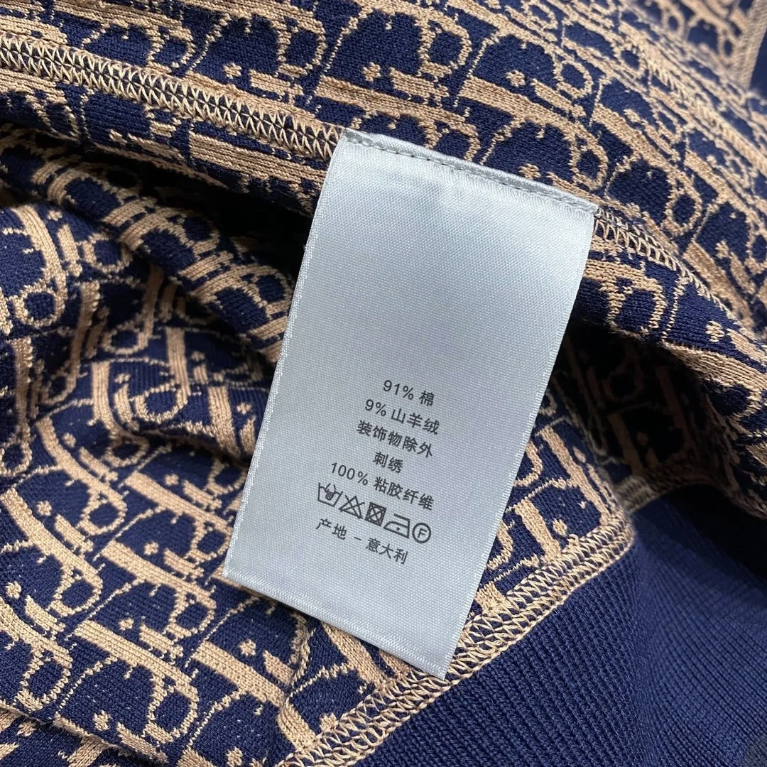 디올 오블리크 후드 스웻 집업