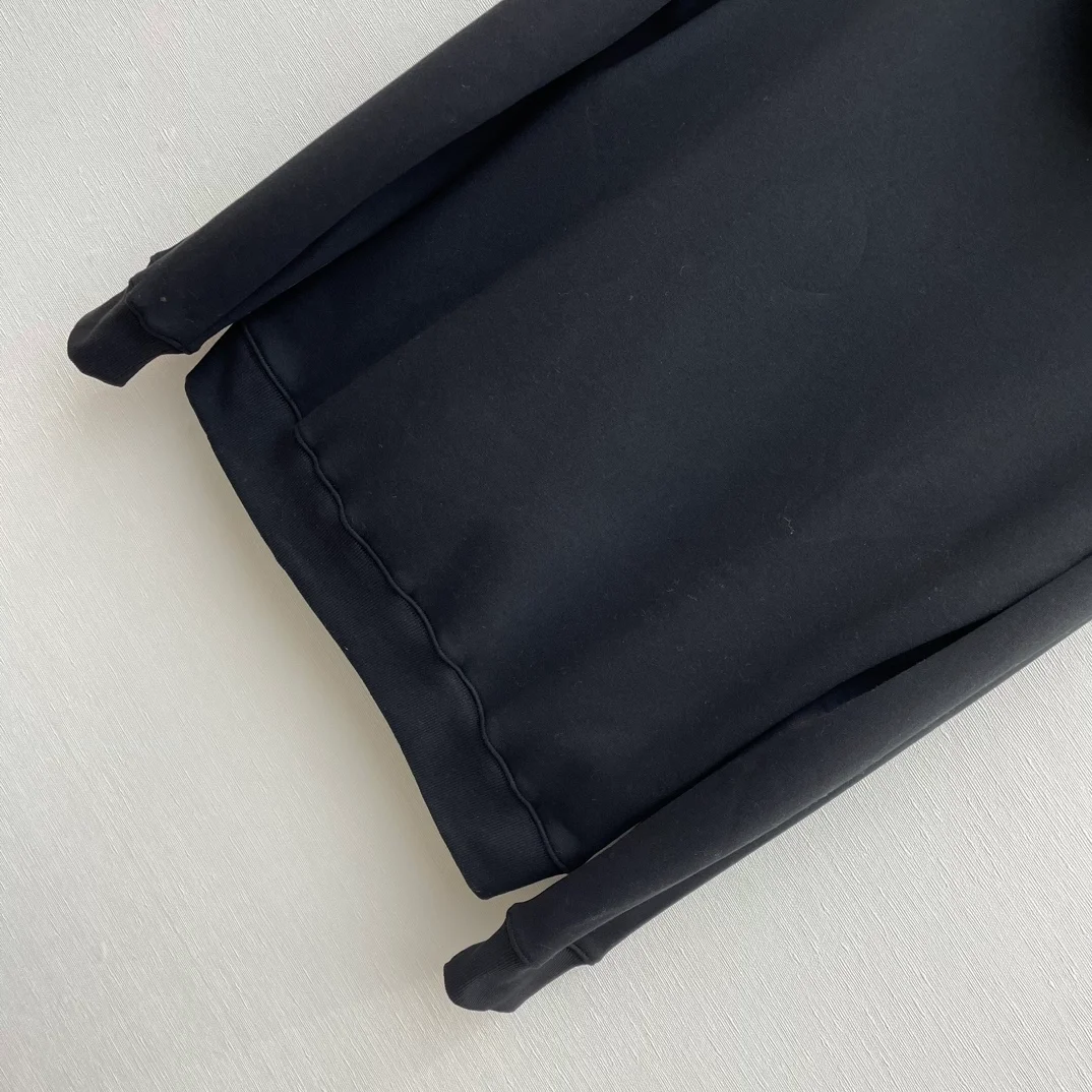 디올 아이콘 후디드 블랙 스웨트셔츠