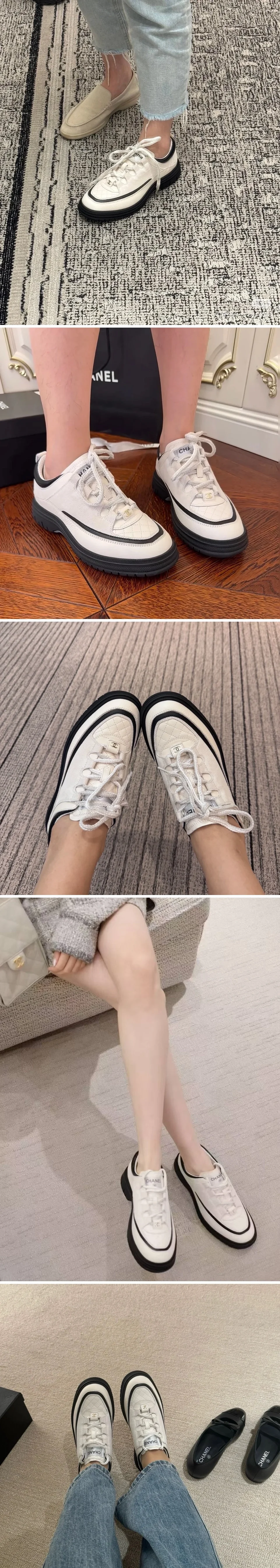샤넬 25FW CC로고 투톤 스웨이드 G46258