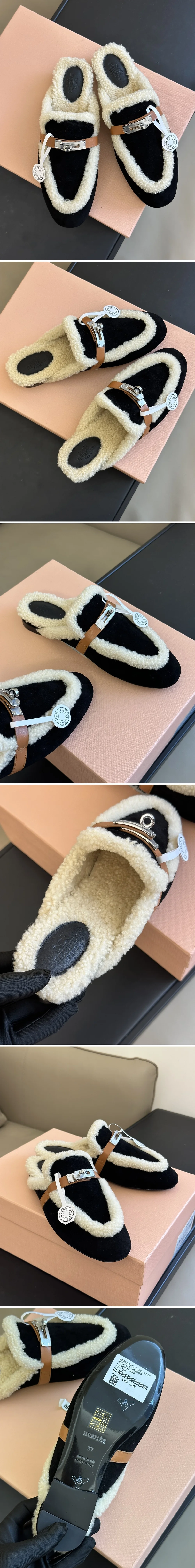 에르메스 오즈 뮬 블랙