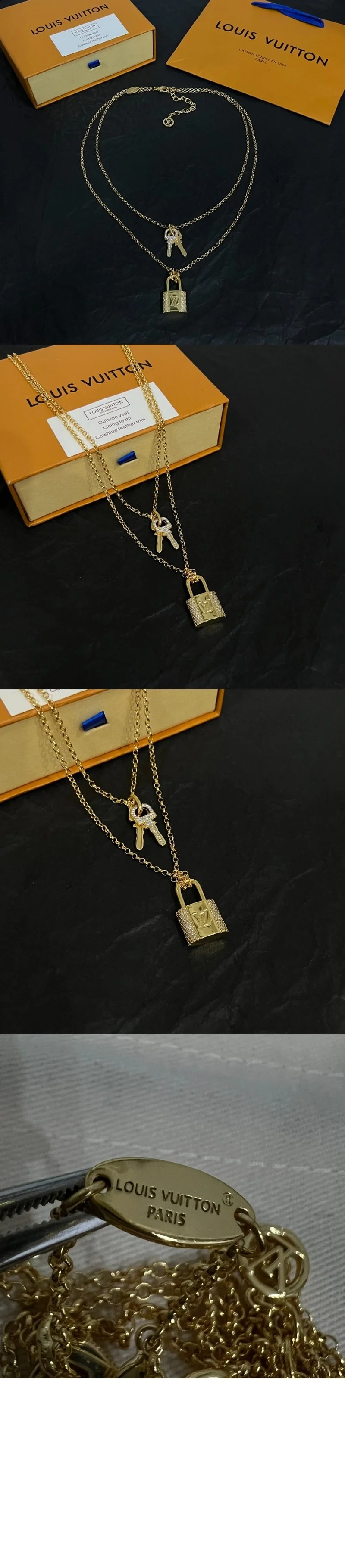 루이비통 LV 자물쇠 목걸이