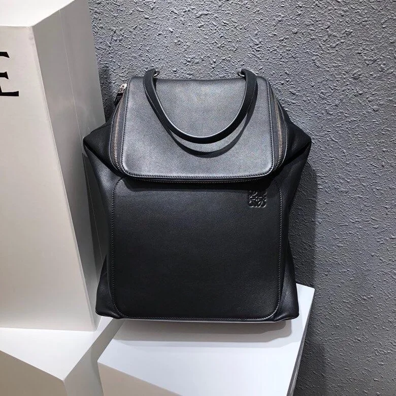 로에베 소프트 카프스킨 고야 백팩 블랙