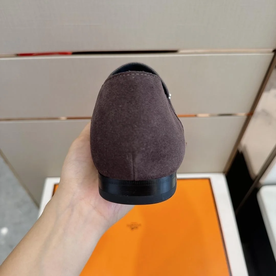 에르메스 지오바니 스웨이드 딥 퍼플