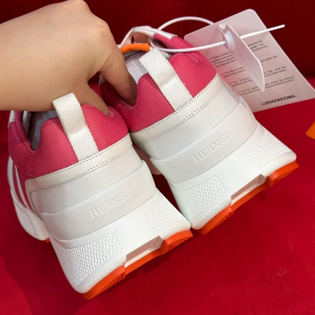 에르메스 기가 스니커즈 핑크