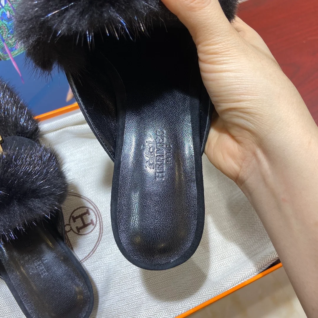 에르메스 블랙 스웨이드 트로카데로