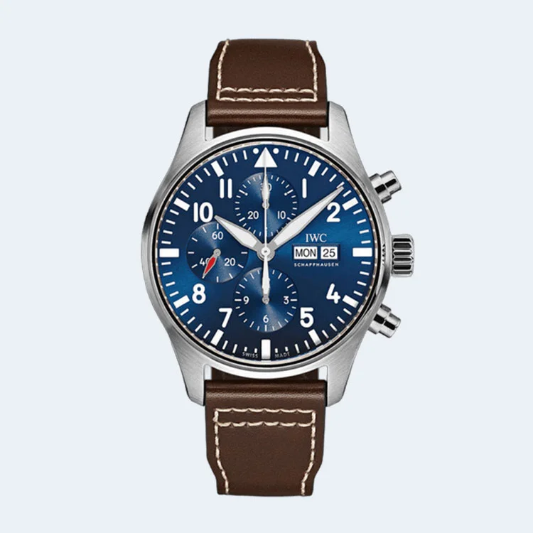 IWC 파일럿 워치 크로노그래프 블루다이얼 43mm 상세 이미지 3