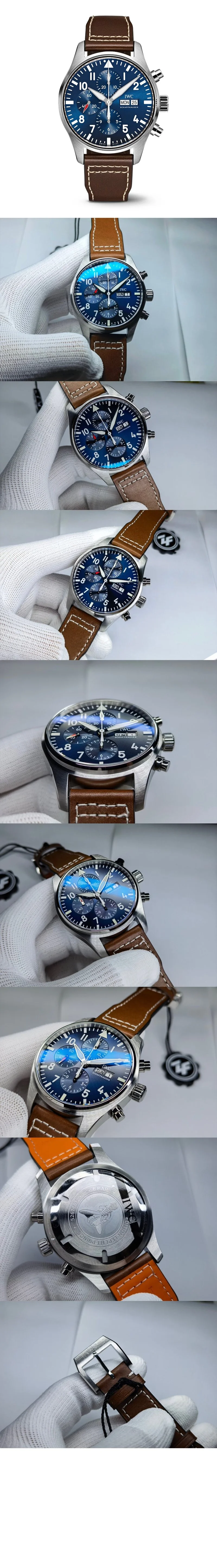 IWC 파일럿 워치 크로노그래프 블루다이얼 43mm 상세 이미지 4