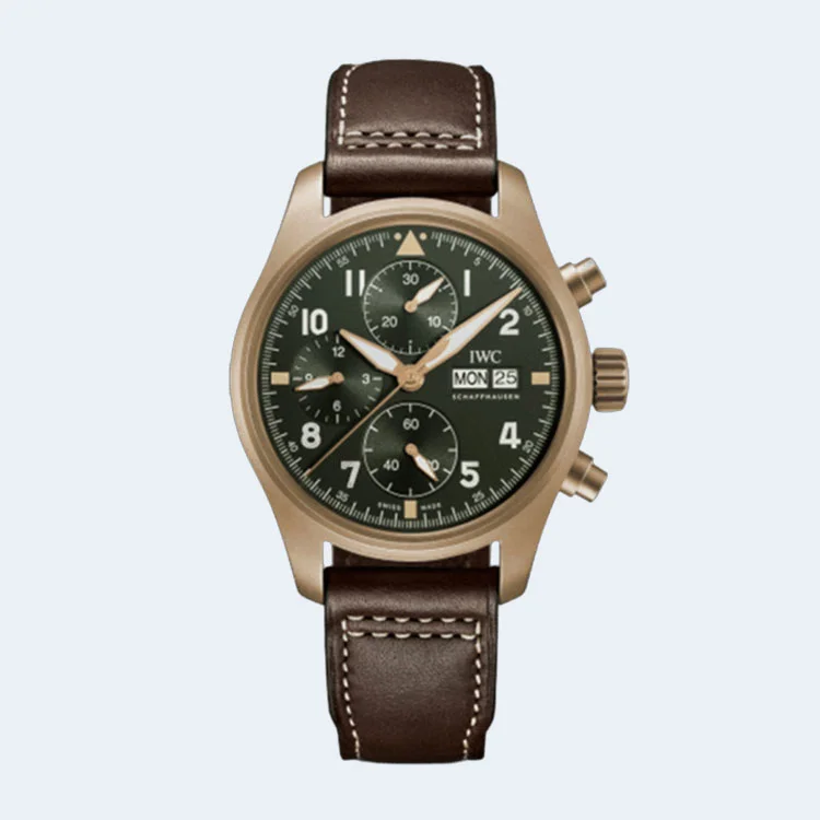 IWC 빅 파일럿 워치 43 스핏파이어 골드 상세 이미지 4