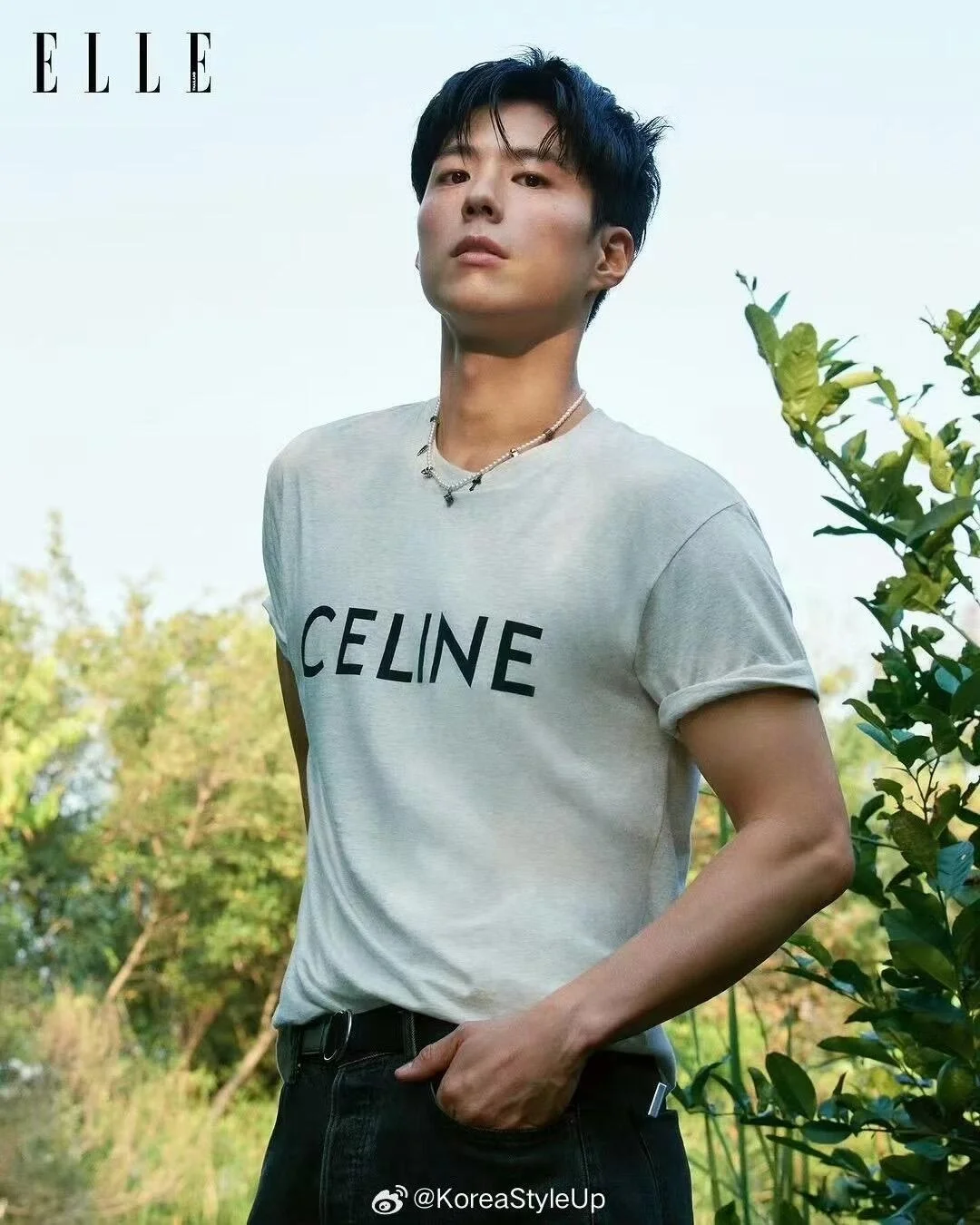셀린느 파리 저지 루즈 티셔츠 베이지