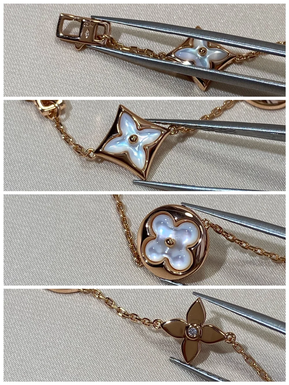 루이비통 블라썸 BB 멀티-모티프 팔찌 Q95596