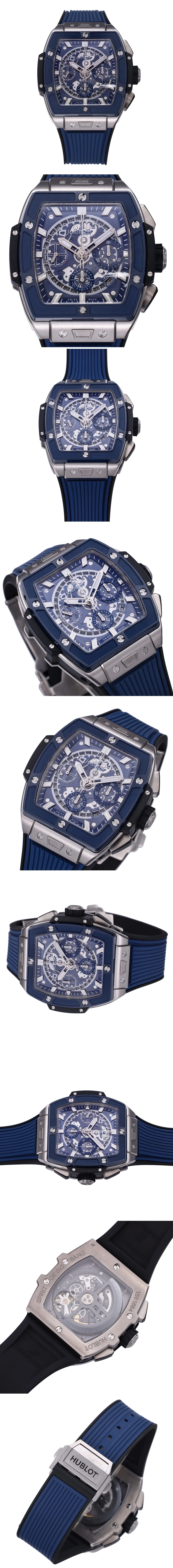 위블로 스피릿 오브 빅뱅 실버 블루 42mm 상세 이미지 2