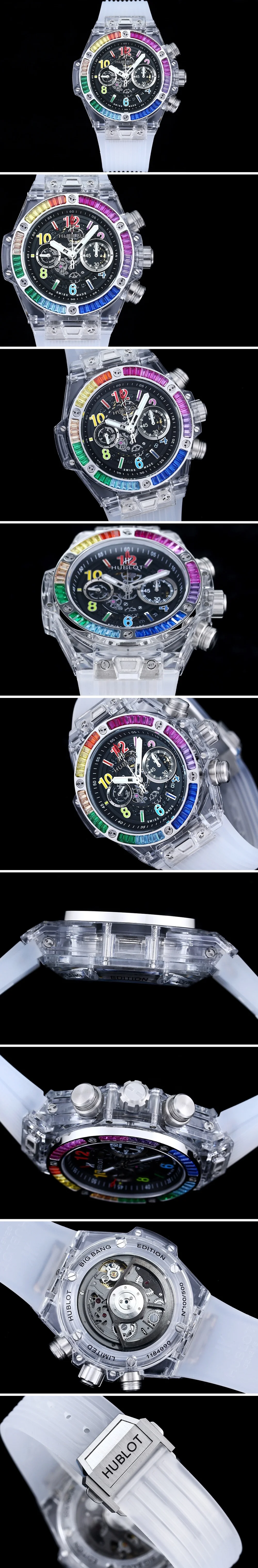 위블로 빅뱅 유니코 1242 Unico 크리스탈 45.5mm
