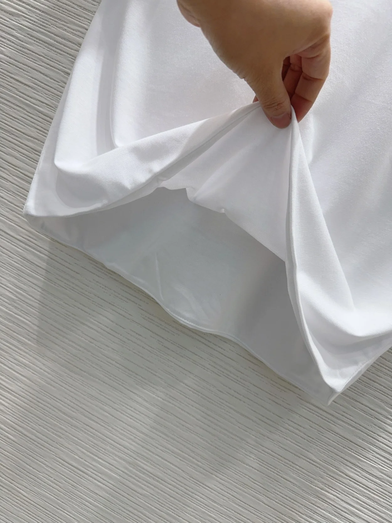 발렌티노 자수 코튼 저지 티셔츠 화이트