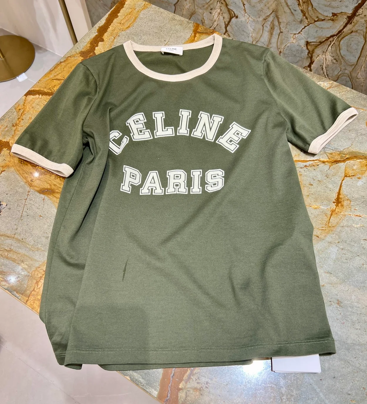 셀린느 PARIS 70’S 코튼 저지 티셔츠