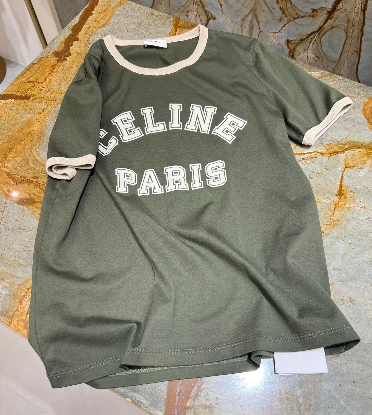 셀린느 PARIS 70’S 코튼 저지 티셔츠