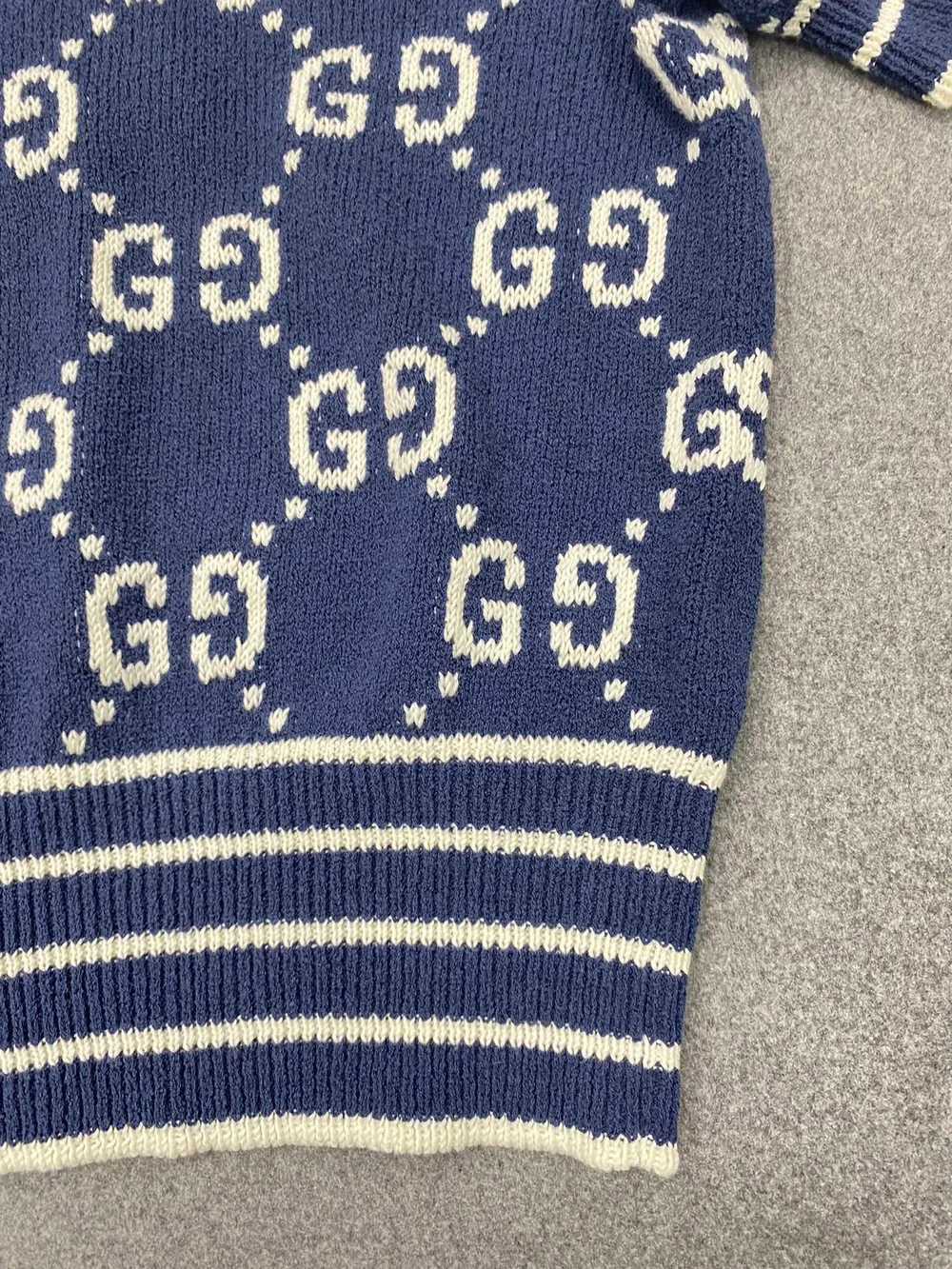 구찌 GG 코튼 자카드 탑
