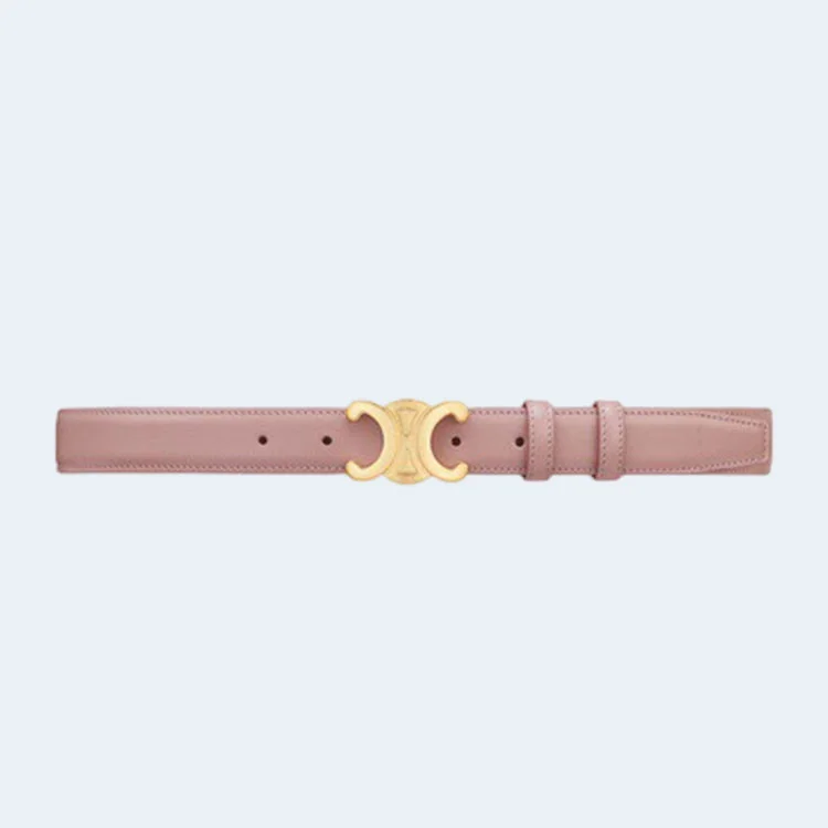 셀린느 스몰 트리옹프 벨트 핑크 18mm