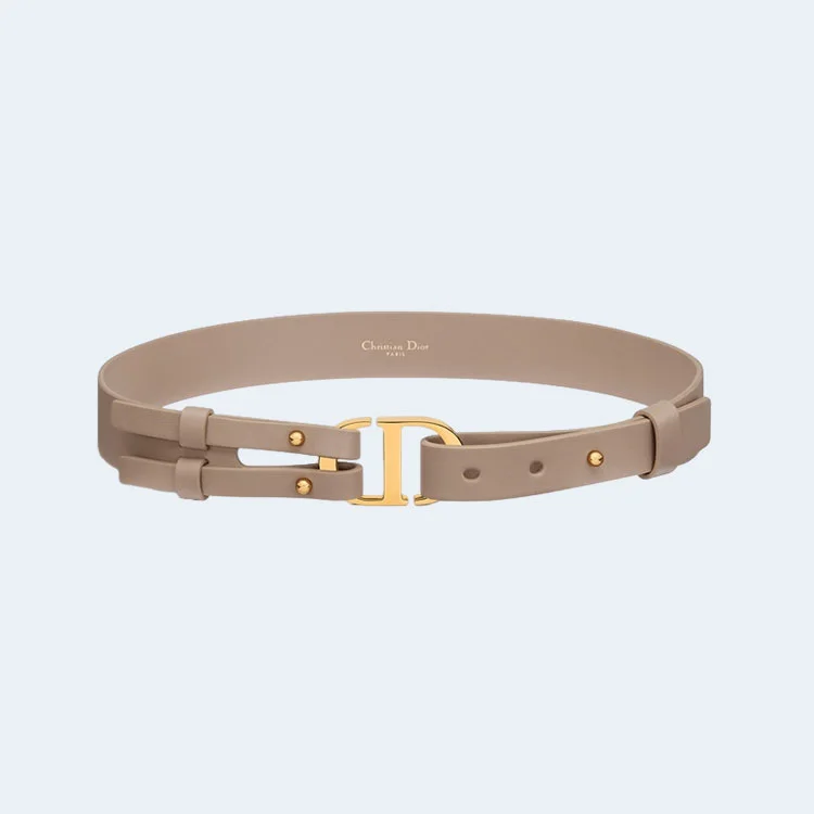 디올 30 몽테뉴 벨트 베이지 30mm