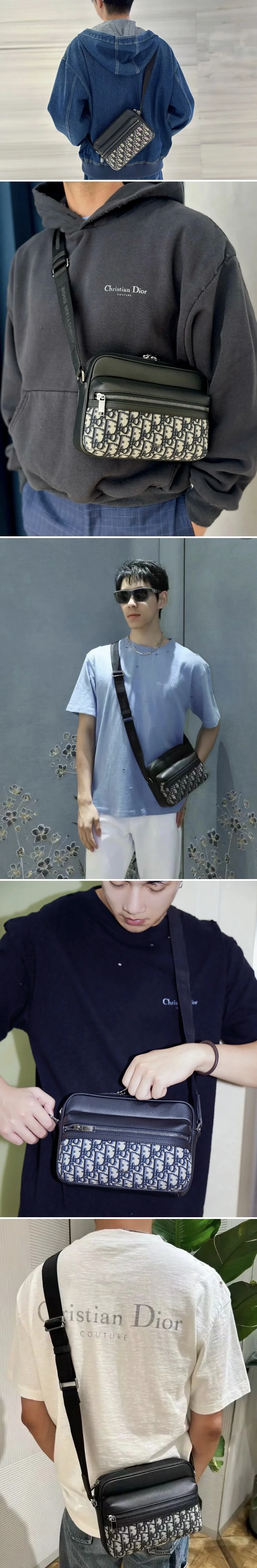 디올 라이더 2.0 지퍼 메신저백 상세 이미지 4